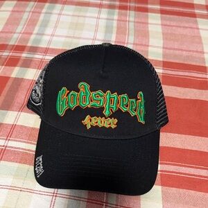 Godspeed Forever Black Mesh Trucker Hat